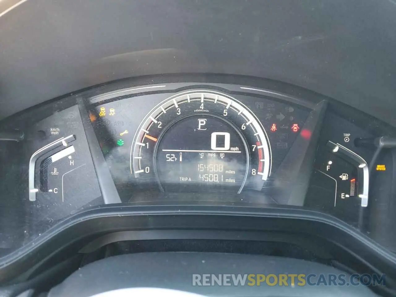 9 Photograph of a damaged car 5J6RW5H36KL003269 HONDA CRV 2019