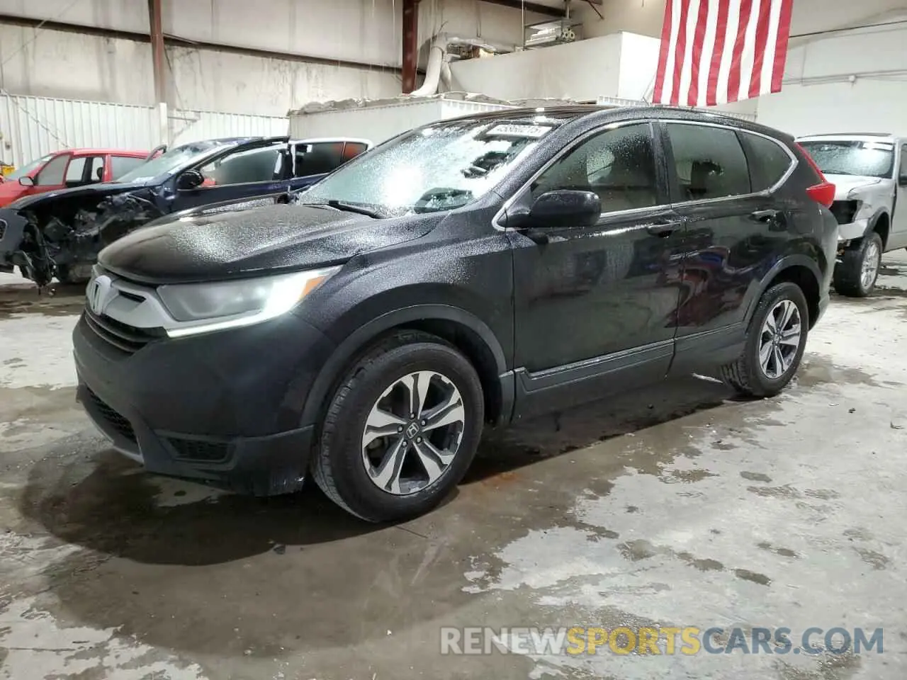1 Photograph of a damaged car 5J6RW5H38KL003290 HONDA CRV 2019