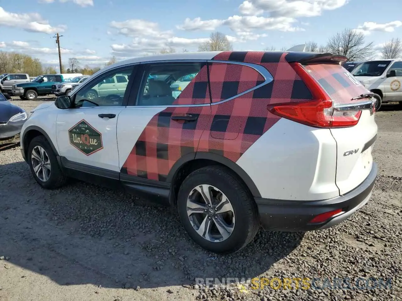 2 Photograph of a damaged car 5J6RW6H35KL004807 HONDA CRV 2019