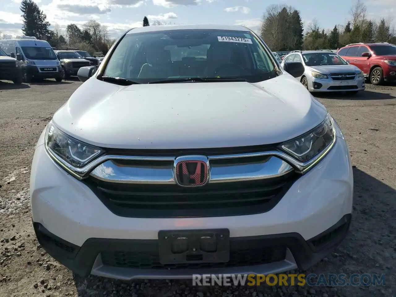 5 Photograph of a damaged car 5J6RW6H35KL004807 HONDA CRV 2019