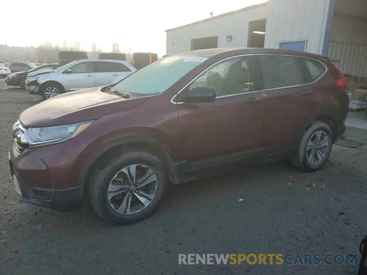 1 Photograph of a damaged car 5J6RW6H37KL001505 HONDA CRV 2019