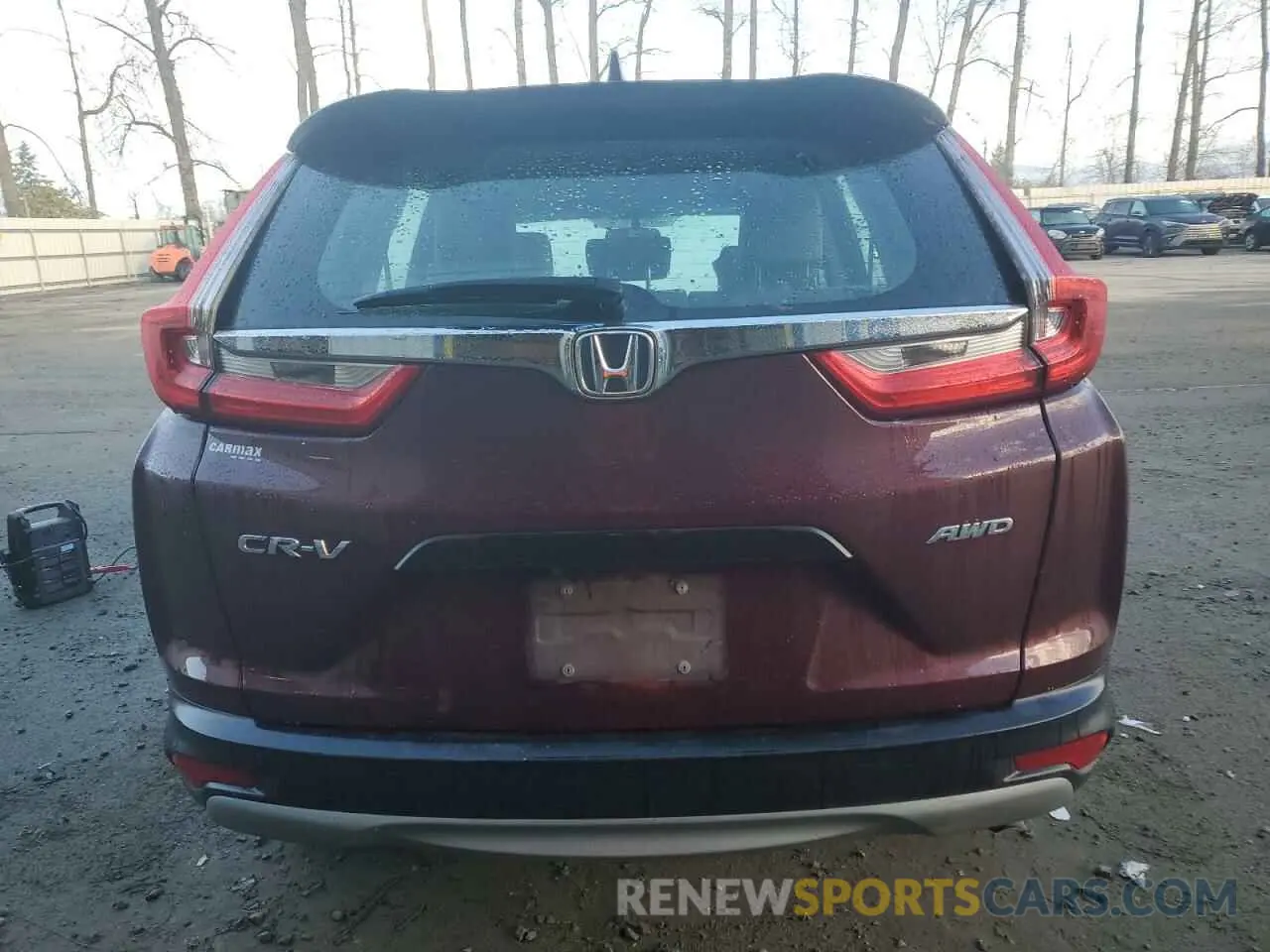 6 Photograph of a damaged car 5J6RW6H37KL001505 HONDA CRV 2019