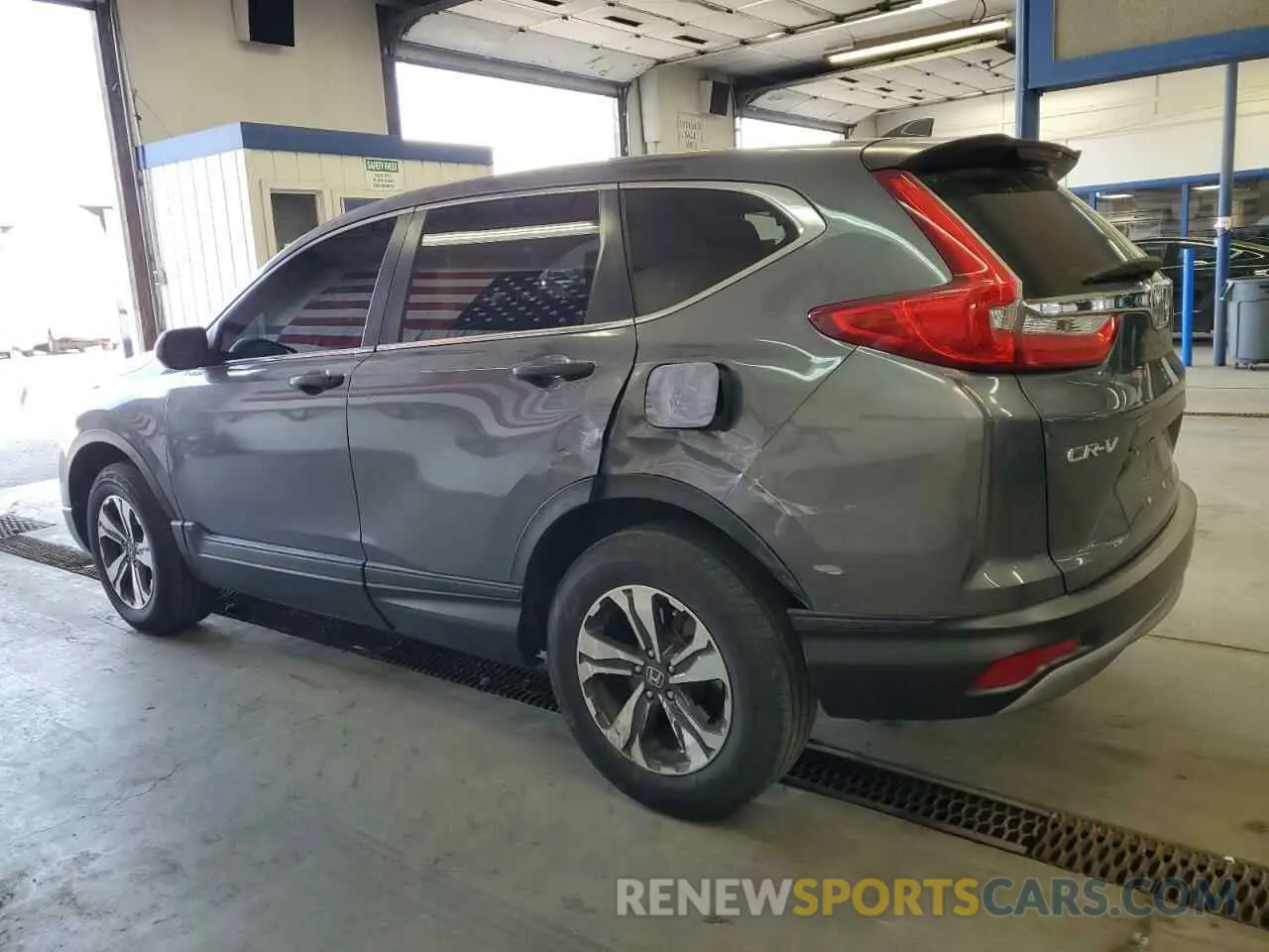 2 Photograph of a damaged car 5J6RW6H38KL001299 HONDA CRV 2019