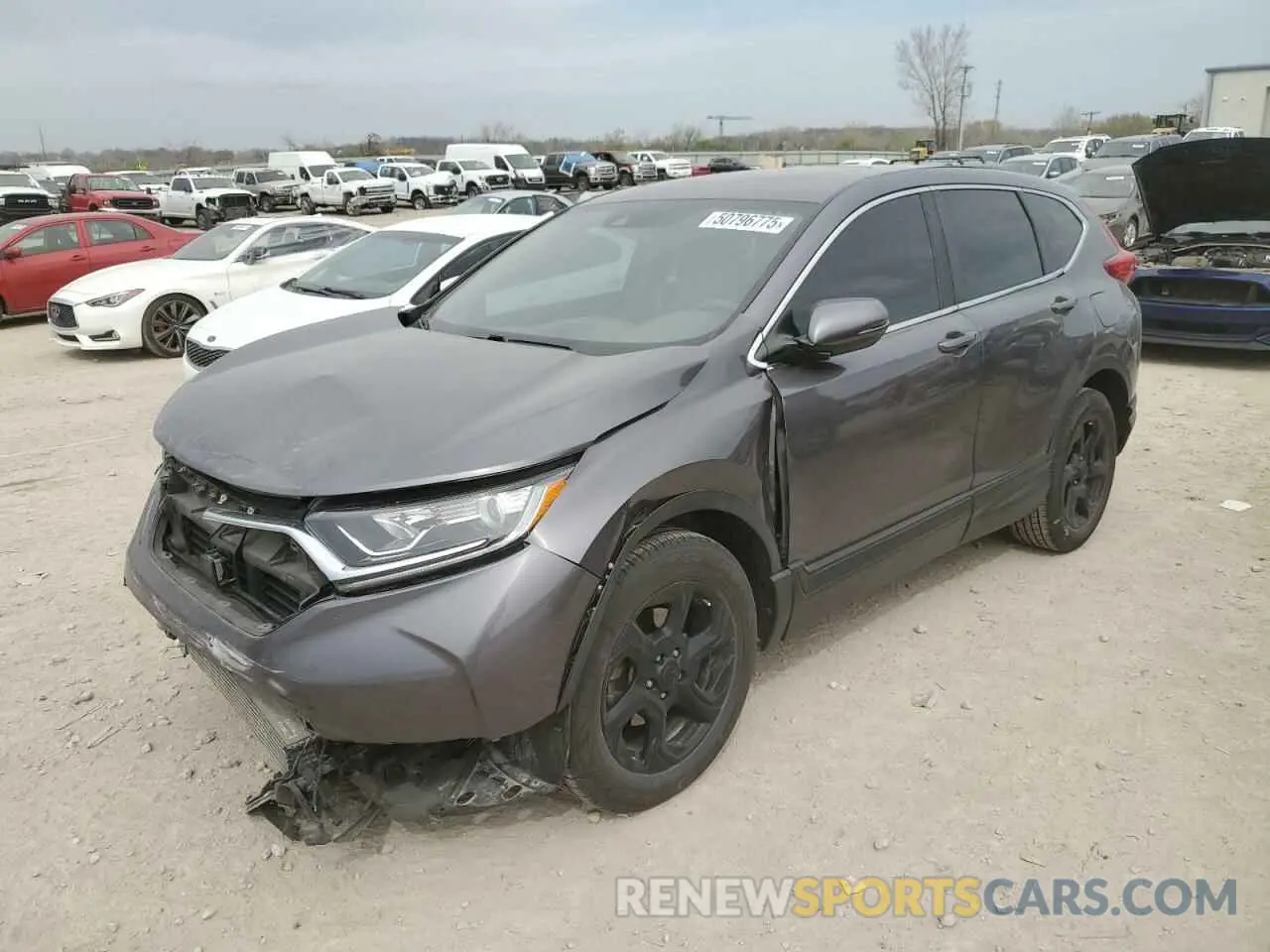 1 Photograph of a damaged car 7FARW1H50KE032046 HONDA CRV 2019