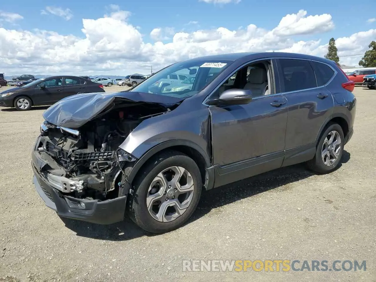 1 Photograph of a damaged car 7FARW1H55KE031376 HONDA CRV 2019