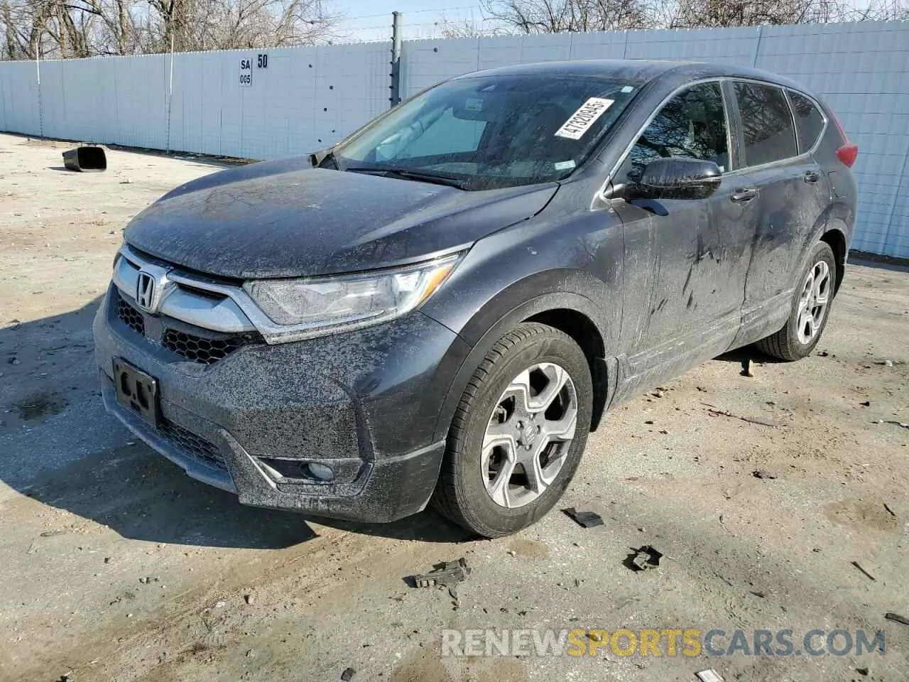 1 Photograph of a damaged car 7FARW1H57KE005121 HONDA CRV 2019