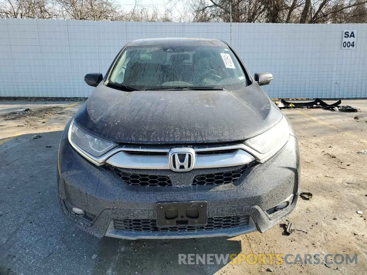 5 Photograph of a damaged car 7FARW1H57KE005121 HONDA CRV 2019