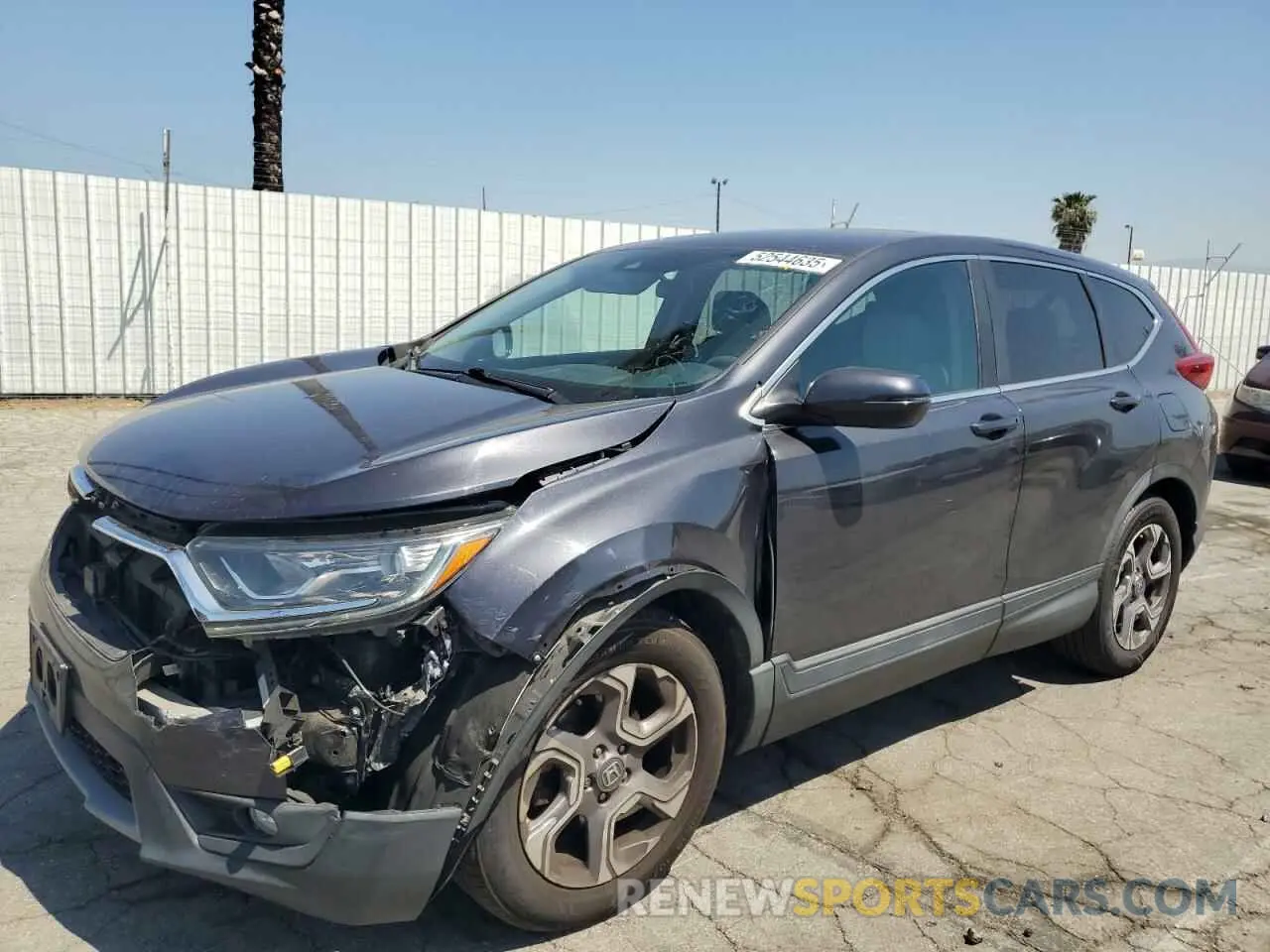 1 Photograph of a damaged car 7FARW1H57KE029709 HONDA CRV 2019