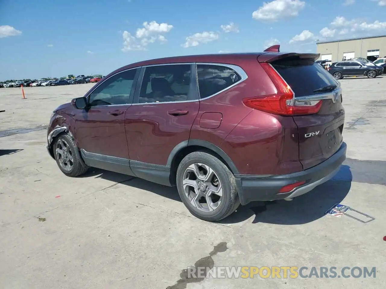 2 Photograph of a damaged car 7FARW1H58KE010764 HONDA CRV 2019