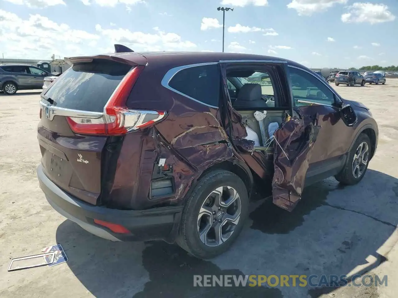 3 Photograph of a damaged car 7FARW1H58KE010764 HONDA CRV 2019
