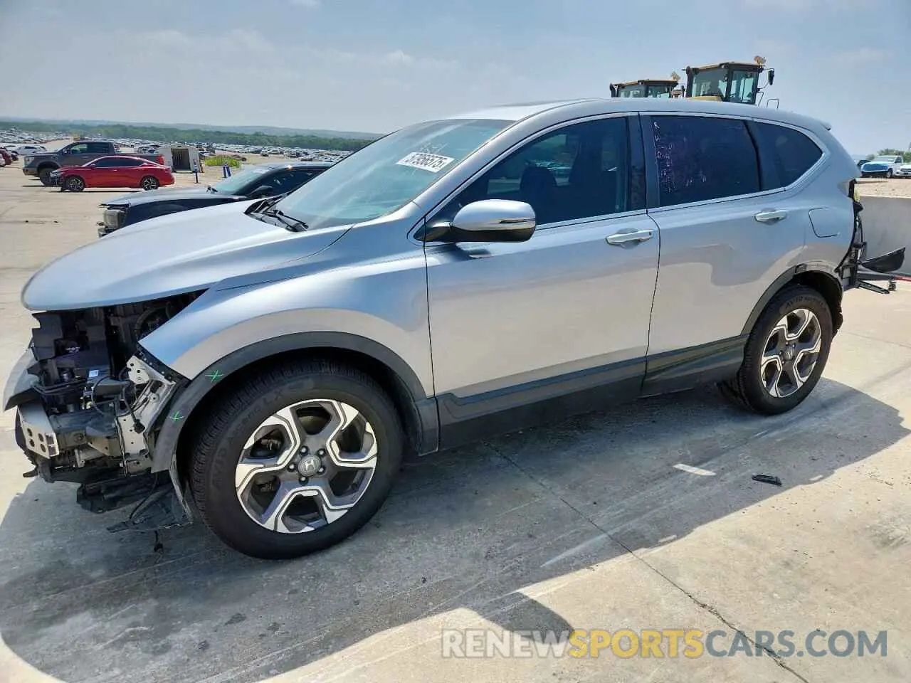 1 Photograph of a damaged car 7FARW1H58KE023157 HONDA CRV 2019