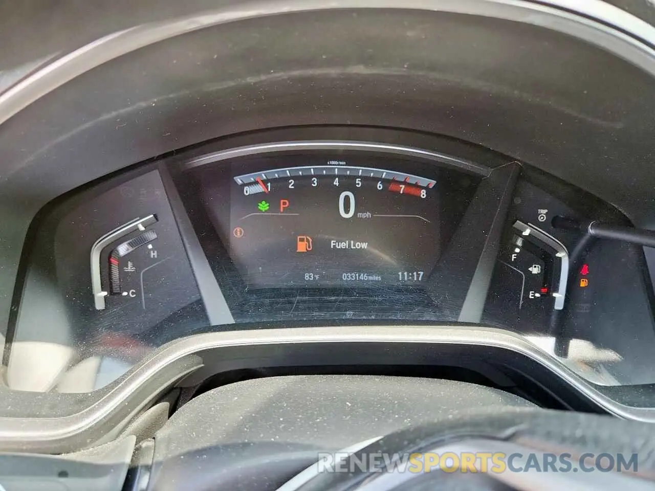 9 Photograph of a damaged car 7FARW1H58KE023157 HONDA CRV 2019