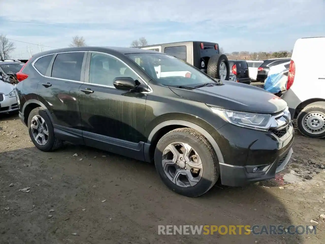 4 Photograph of a damaged car 7FARW1H5XKE011592 HONDA CRV 2019