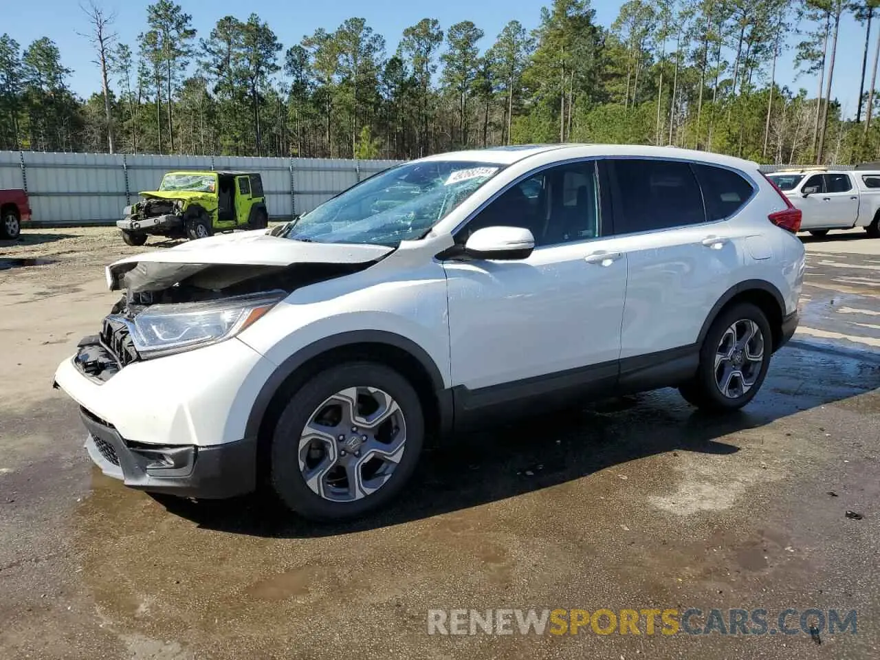 1 Photograph of a damaged car 7FARW1H5XKE024942 HONDA CRV 2019