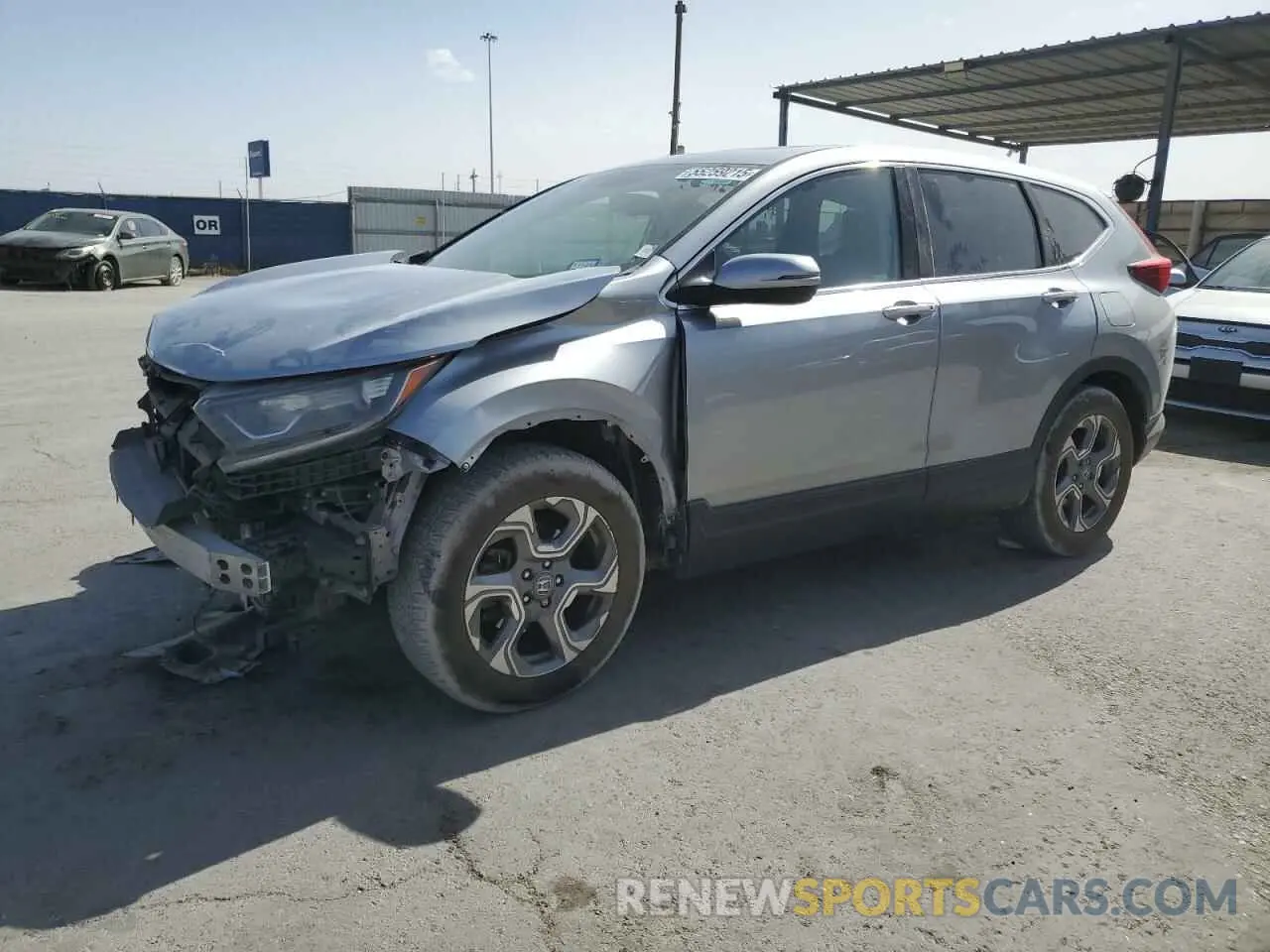 1 Photograph of a damaged car 7FARW1H81KE034947 HONDA CRV 2019