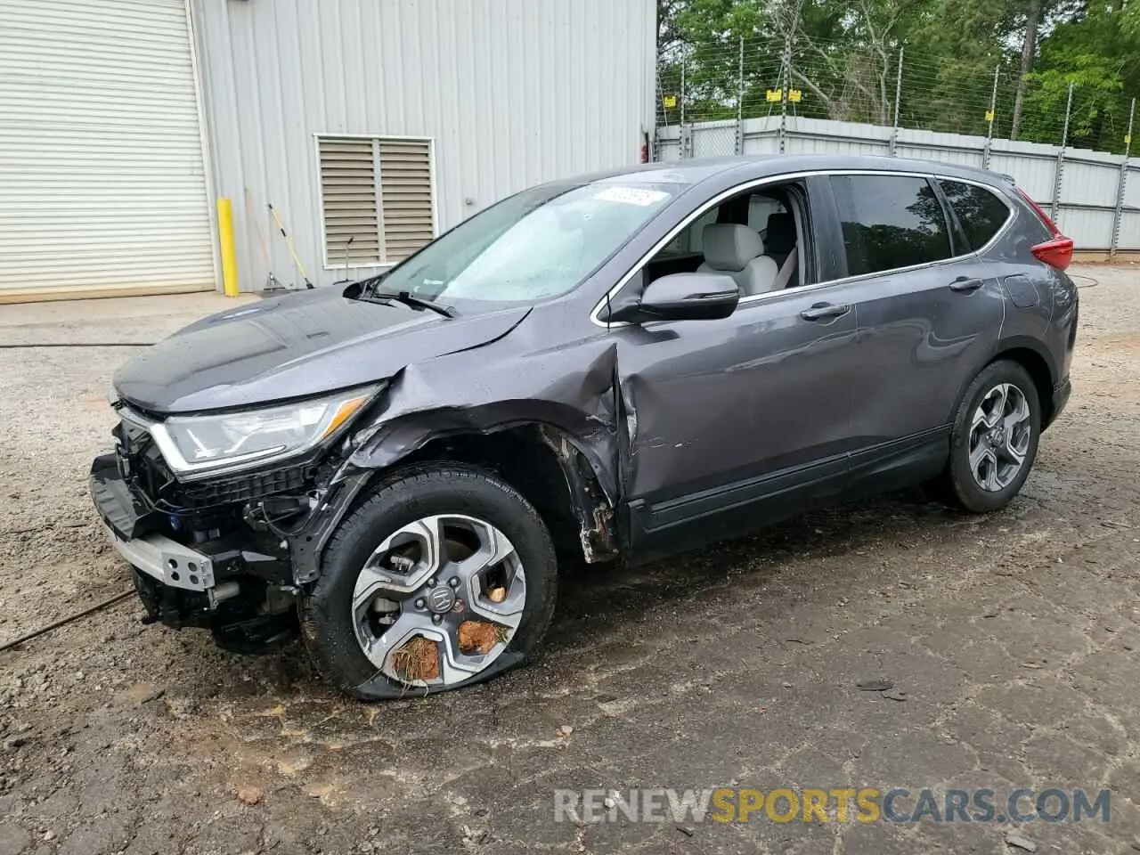 1 Photograph of a damaged car 7FARW1H82KE002315 HONDA CRV 2019