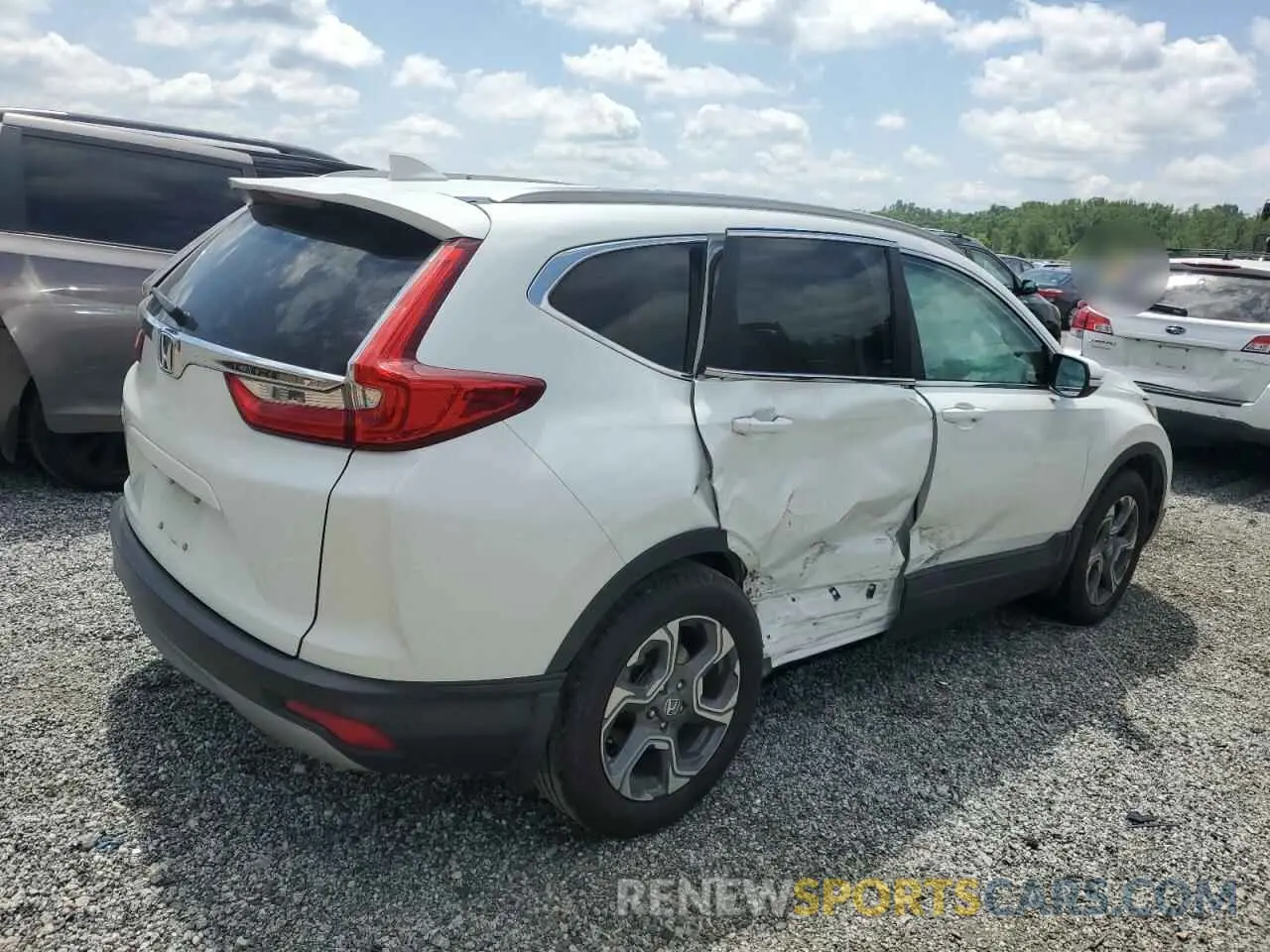 3 Photograph of a damaged car 7FARW1H83KE007670 HONDA CRV 2019