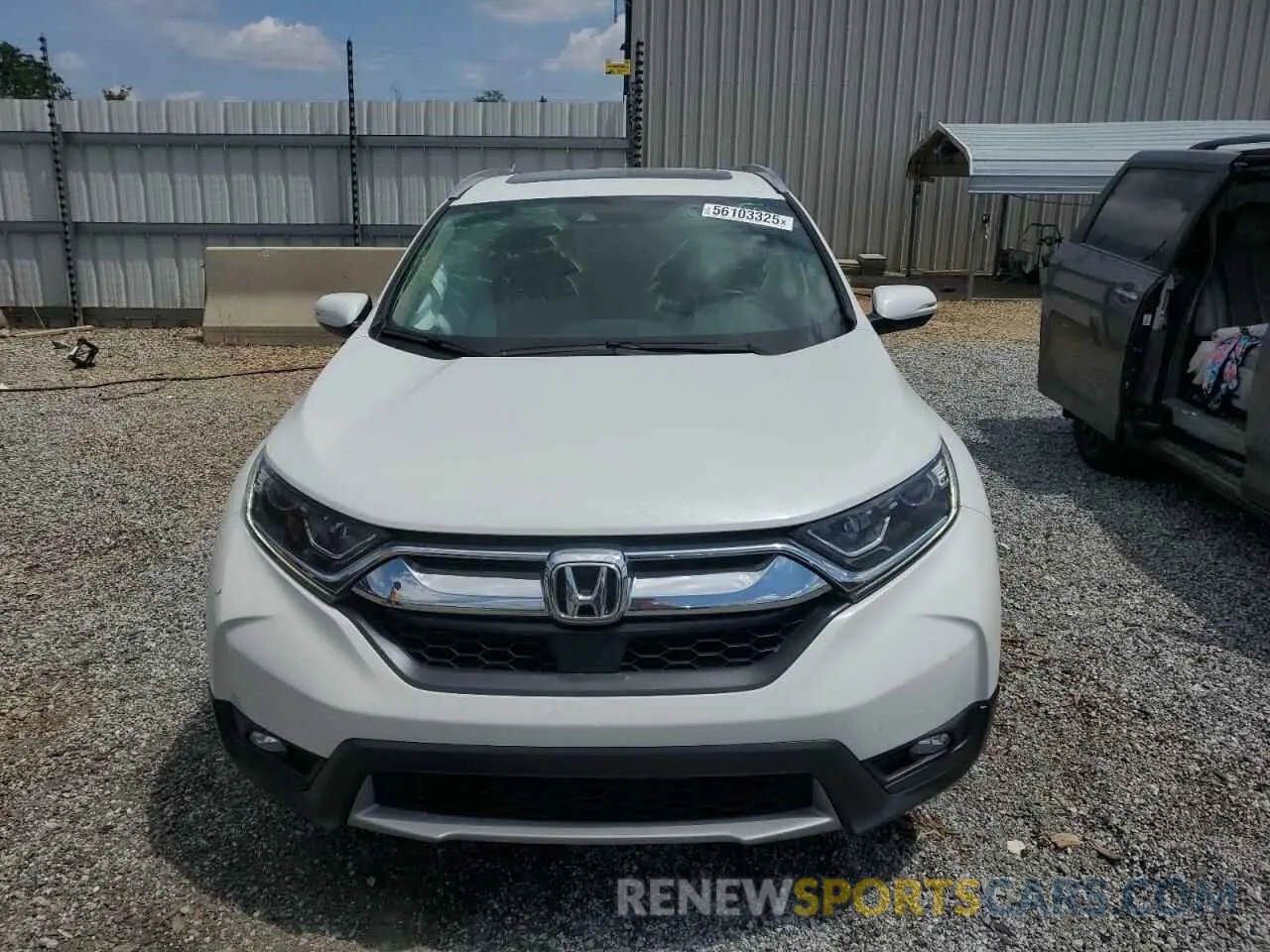 5 Photograph of a damaged car 7FARW1H83KE007670 HONDA CRV 2019