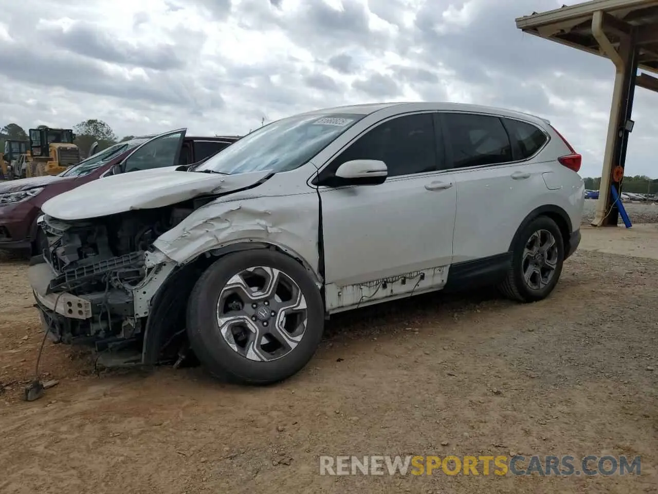 1 Photograph of a damaged car 7FARW1H84KE037857 HONDA CRV 2019