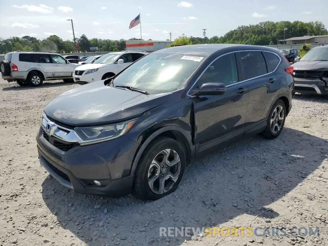 1 Photograph of a damaged car 7FARW1H87KE003508 HONDA CRV 2019