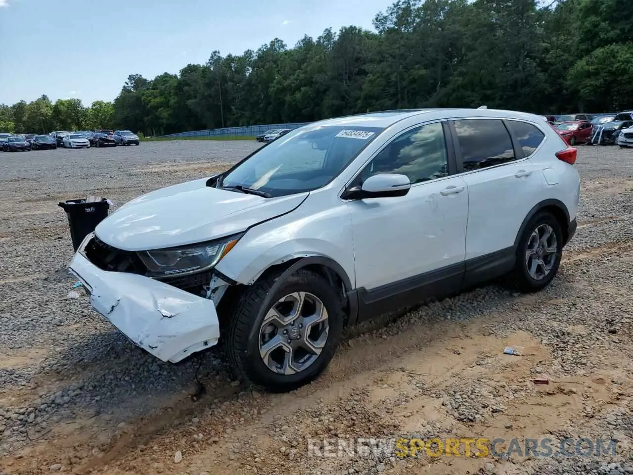 1 Photograph of a damaged car 7FARW1H8XKE024191 HONDA CRV 2019