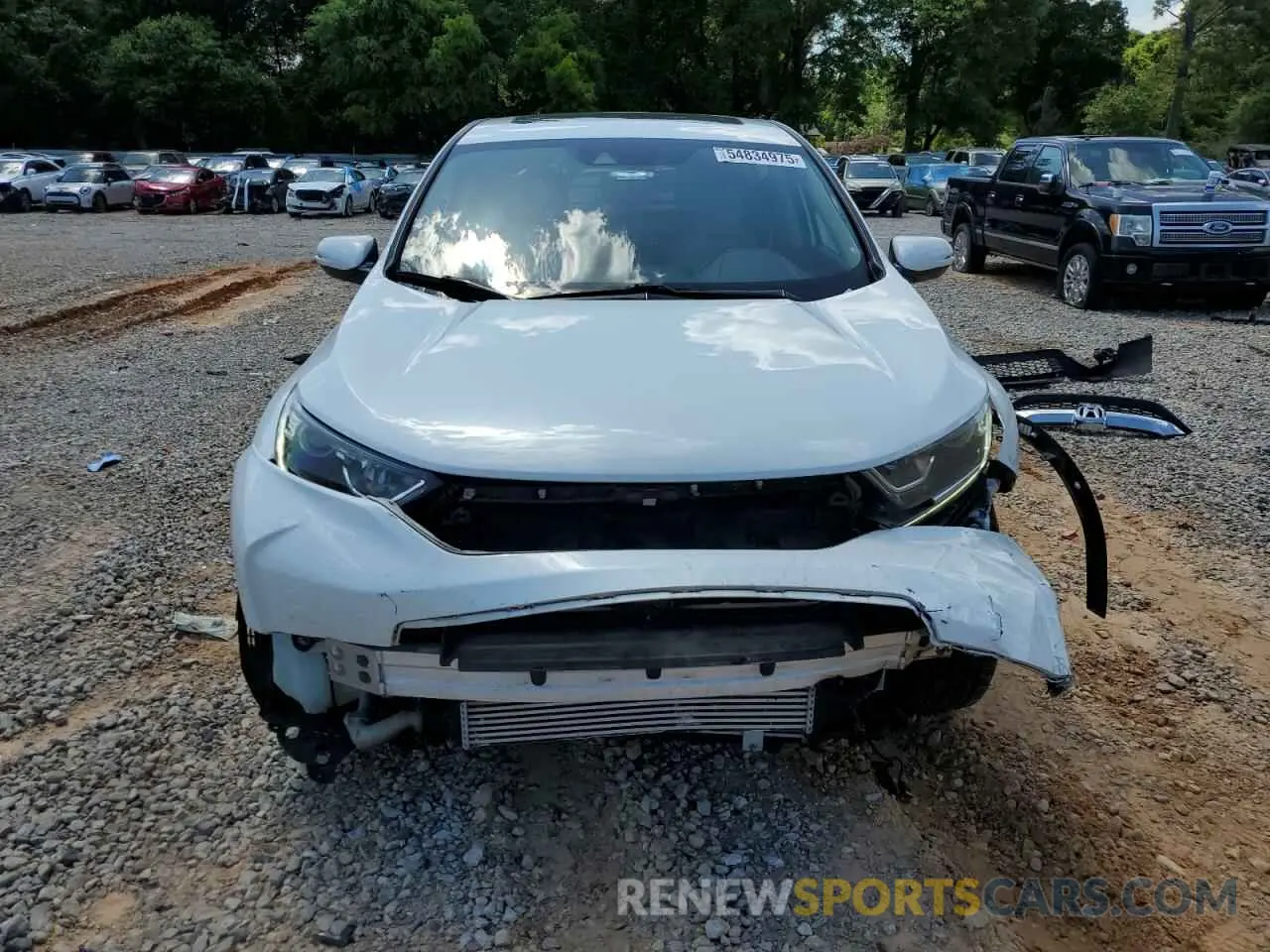5 Photograph of a damaged car 7FARW1H8XKE024191 HONDA CRV 2019