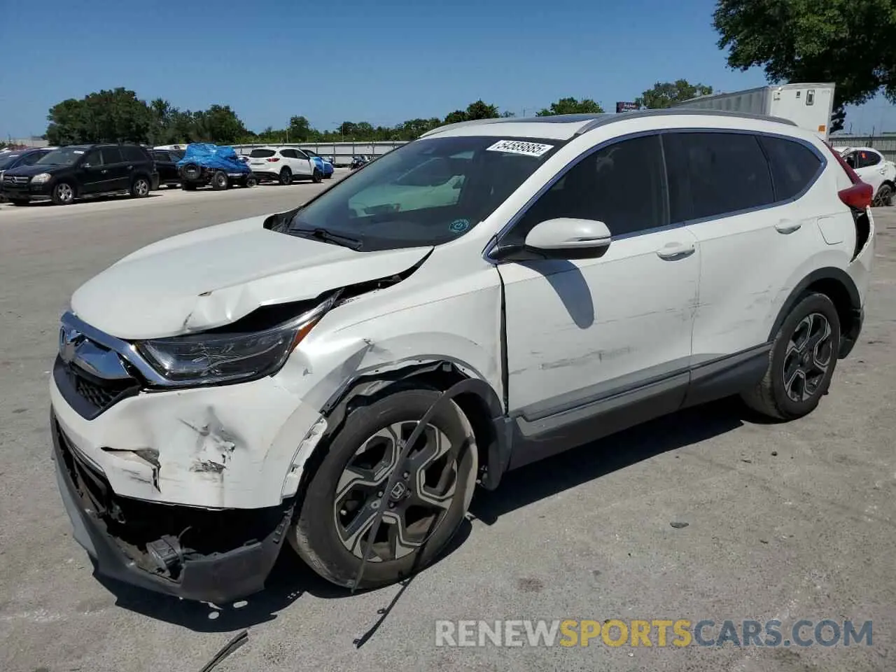 1 Photograph of a damaged car 7FARW1H94KE007945 HONDA CRV 2019