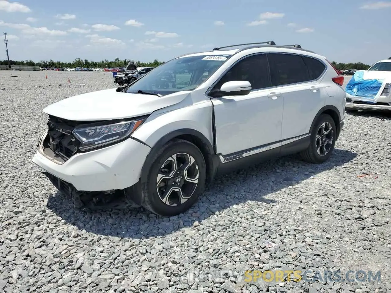 1 Photograph of a damaged car 7FARW1H9XKE005200 HONDA CRV 2019