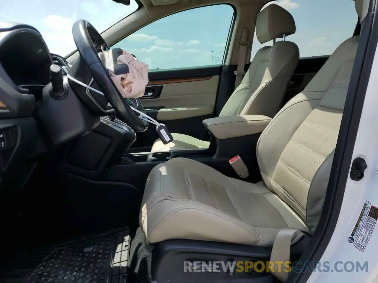 7 Photograph of a damaged car 7FARW1H9XKE005200 HONDA CRV 2019
