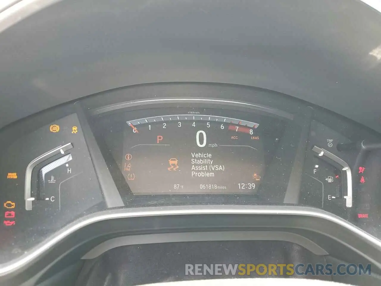 9 Photograph of a damaged car 7FARW1H9XKE005200 HONDA CRV 2019