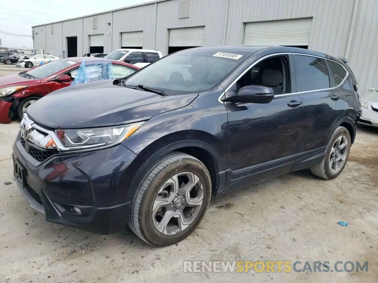 1 Photograph of a damaged car 7FARW2H50KE027452 HONDA CRV 2019