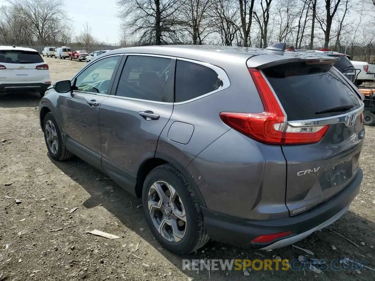 2 Photograph of a damaged car 7FARW2H51KE012829 HONDA CRV 2019