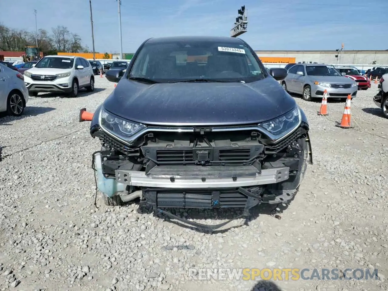 5 Photograph of a damaged car 7FARW2H51KE014161 HONDA CRV 2019