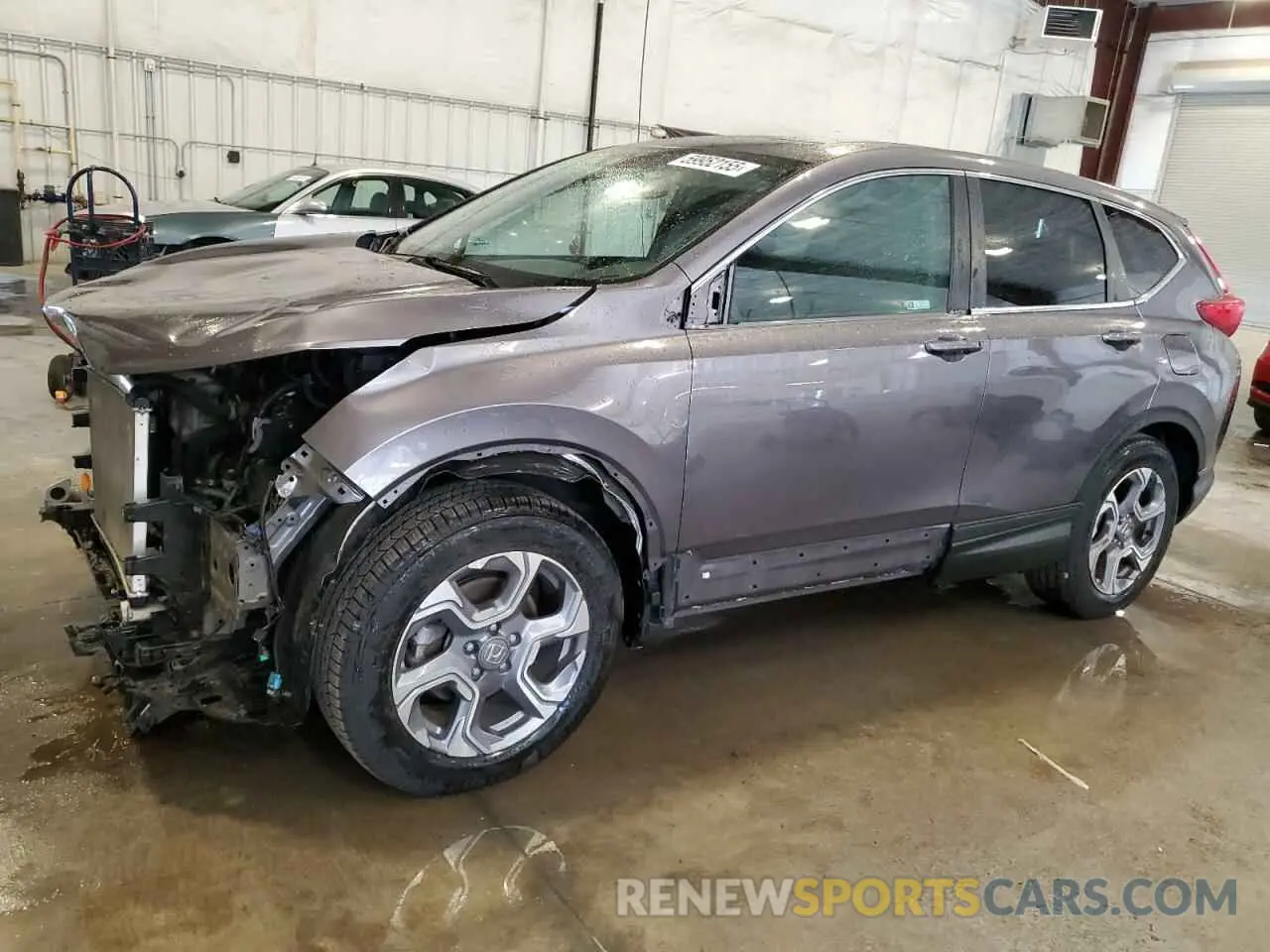 1 Photograph of a damaged car 7FARW2H51KE036614 HONDA CRV 2019