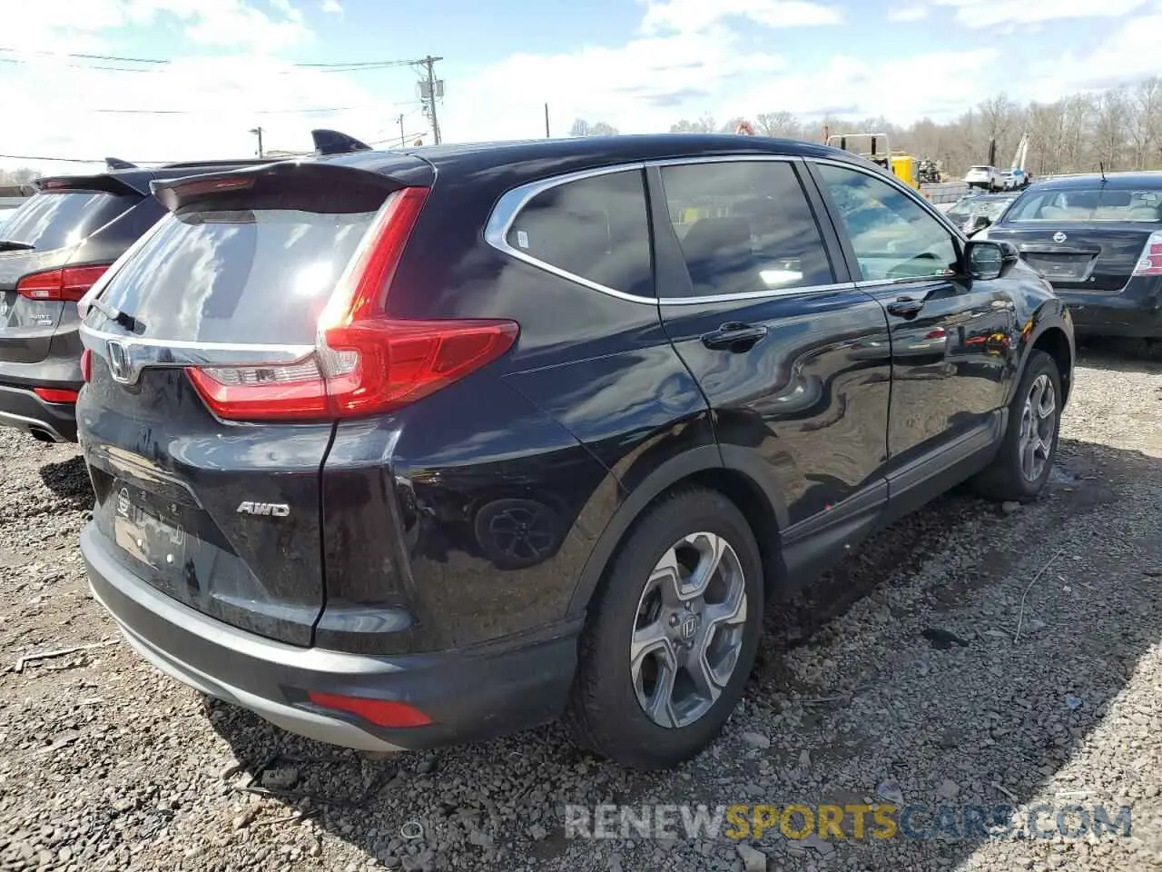 3 Photograph of a damaged car 7FARW2H53KE048764 HONDA CRV 2019