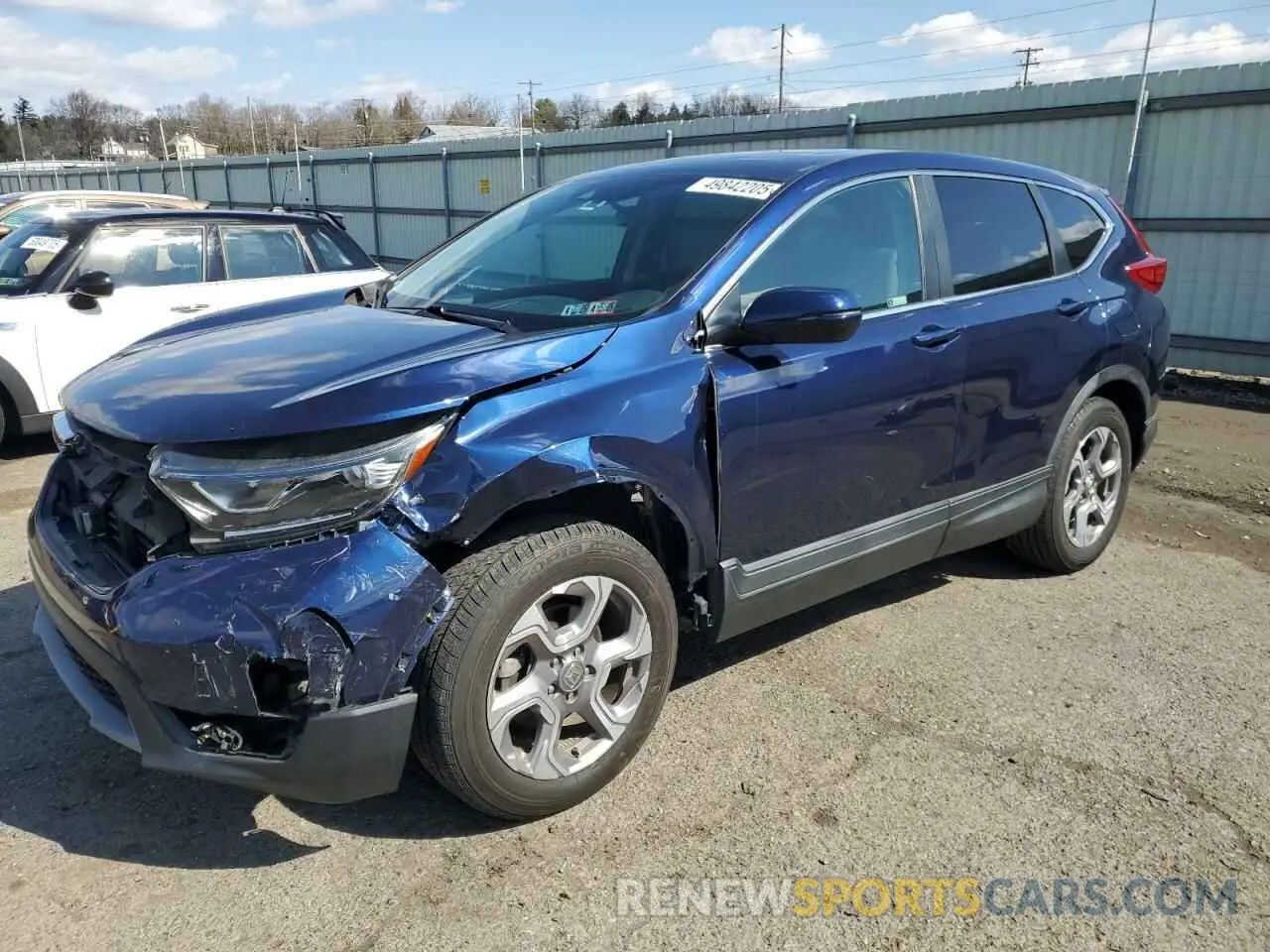 1 Photograph of a damaged car 7FARW2H54KE045646 HONDA CRV 2019