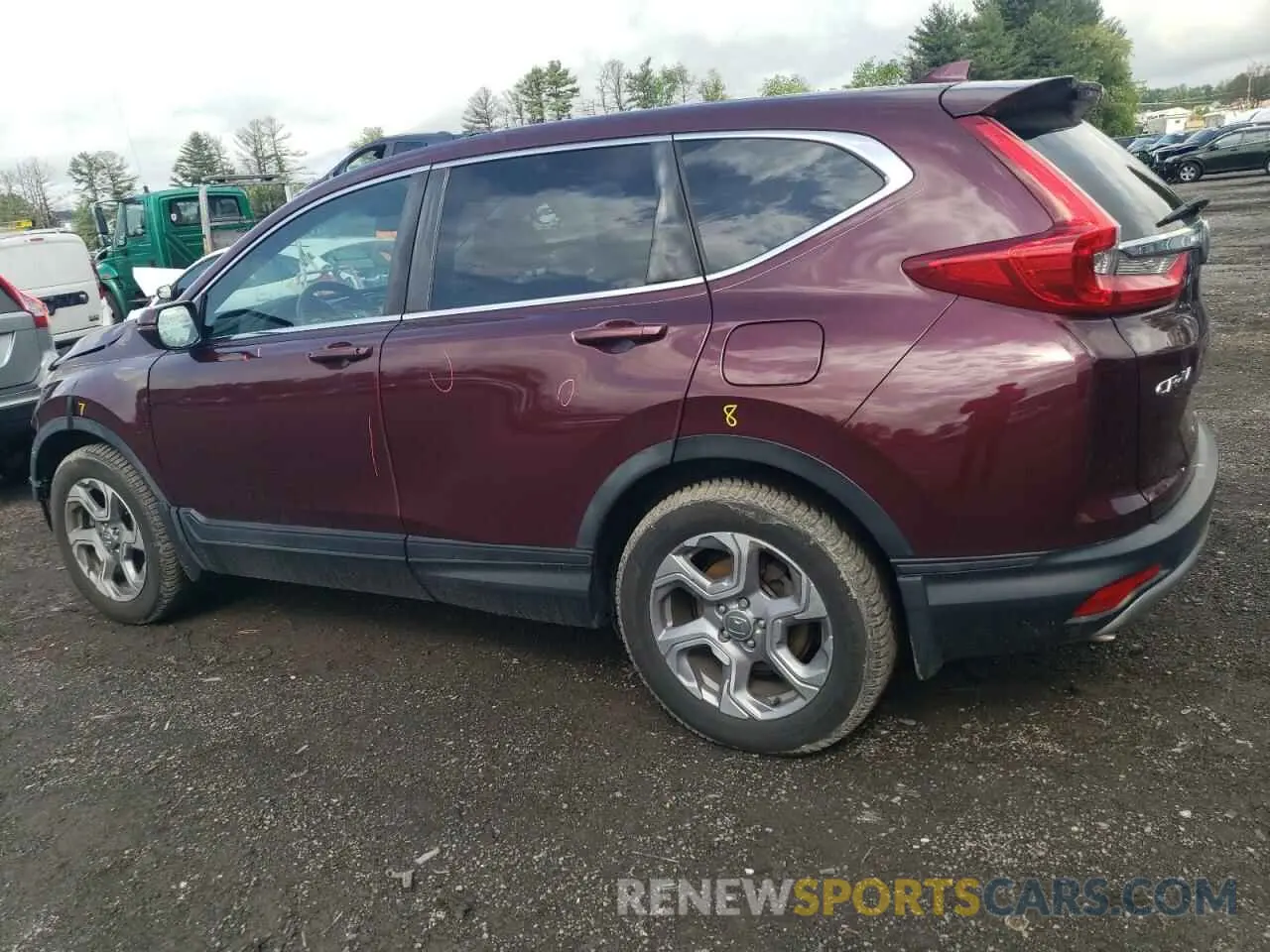 2 Photograph of a damaged car 7FARW2H54KE051656 HONDA CRV 2019