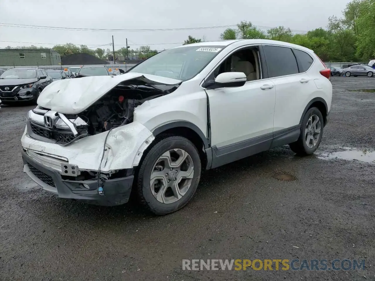 1 Photograph of a damaged car 7FARW2H55KE032002 HONDA CRV 2019