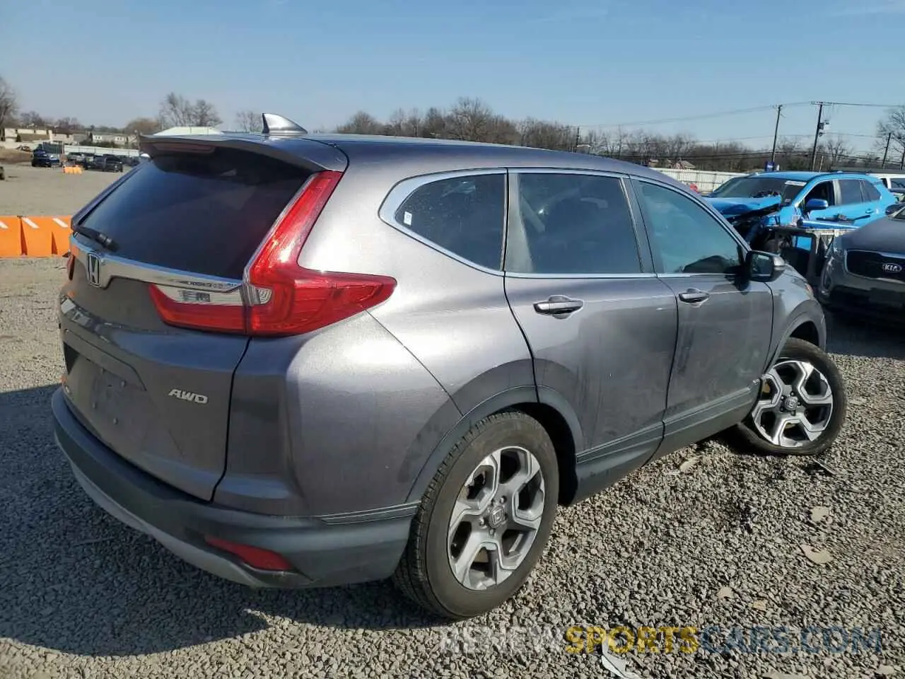 3 Photograph of a damaged car 7FARW2H56KE021266 HONDA CRV 2019
