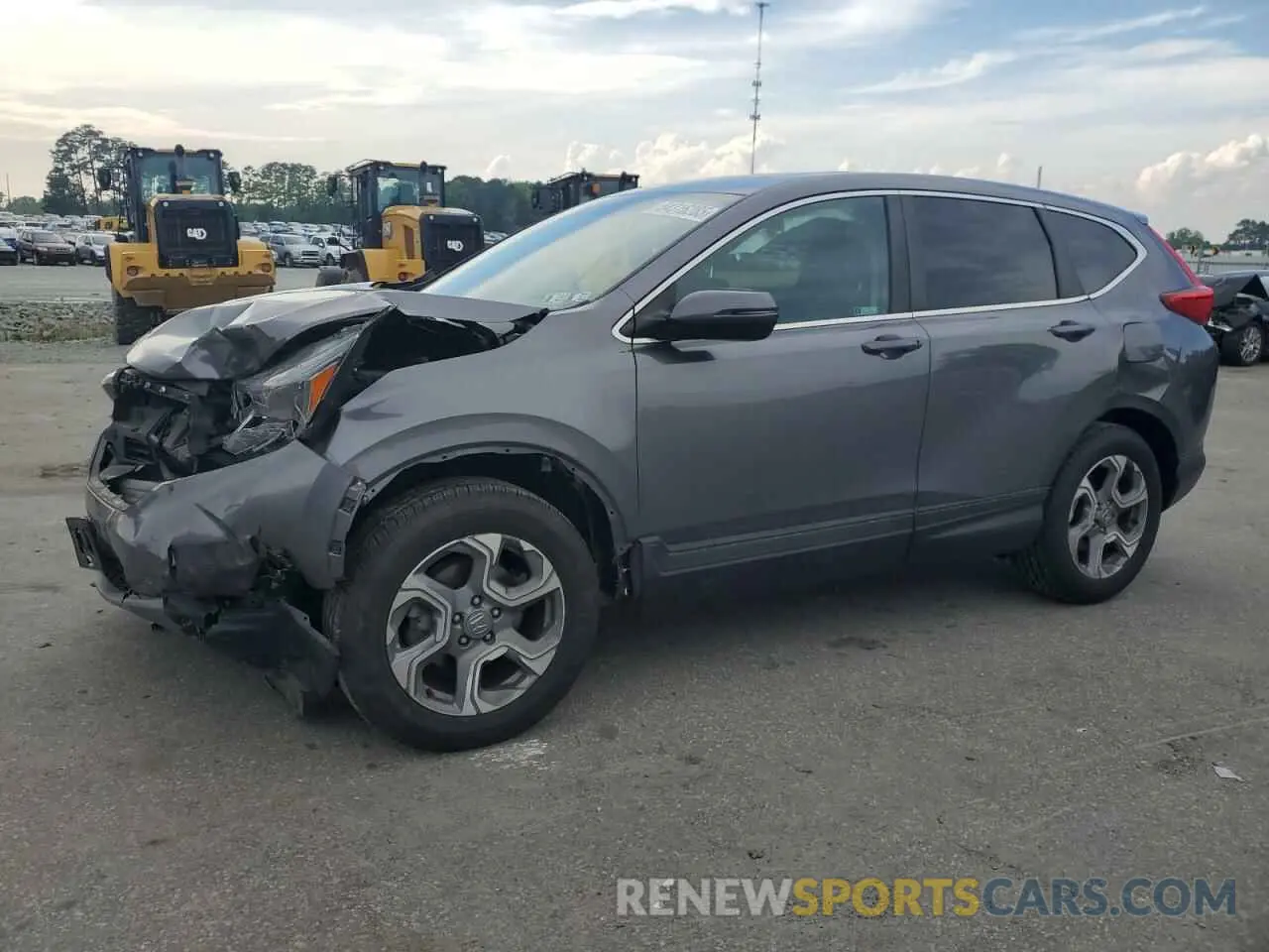 1 Photograph of a damaged car 7FARW2H57KE047617 HONDA CRV 2019