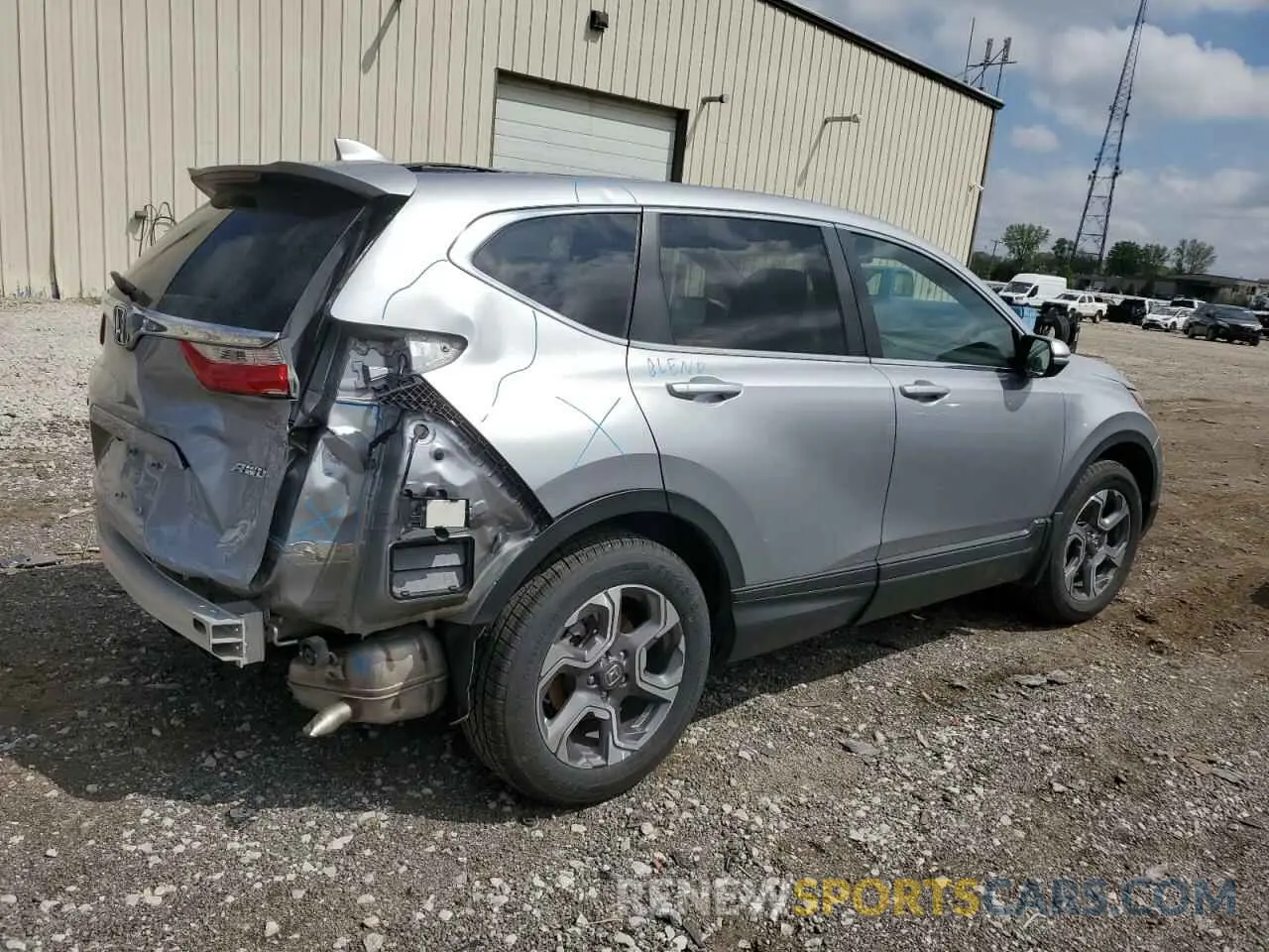 3 Photograph of a damaged car 7FARW2H59KE005658 HONDA CRV 2019
