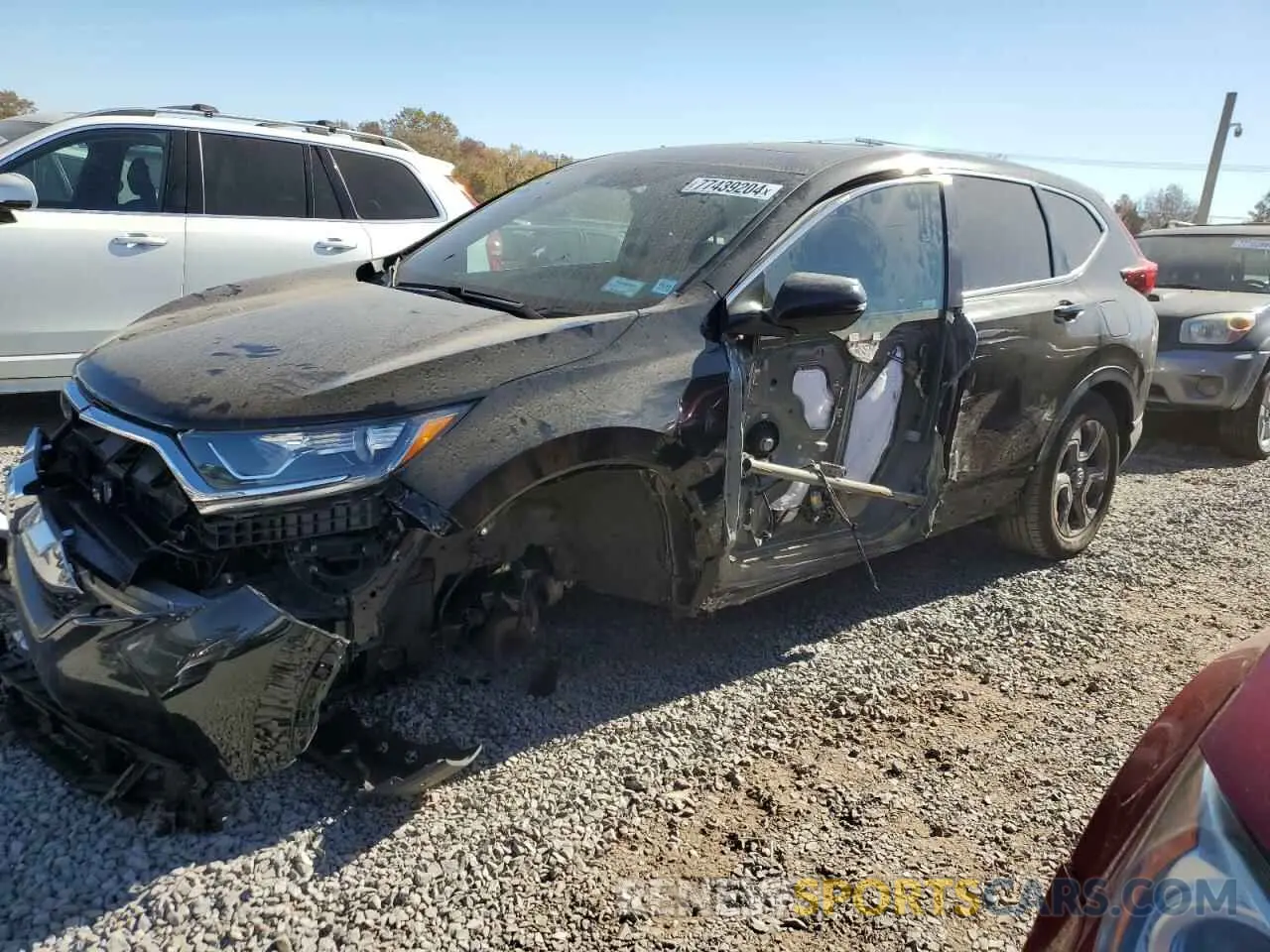 1 Photograph of a damaged car 7FARW2H59KE030575 HONDA CRV 2019