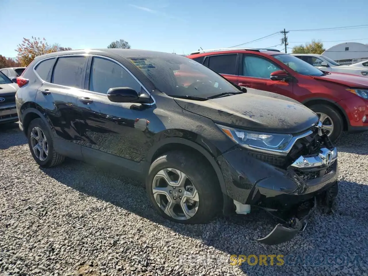 4 Photograph of a damaged car 7FARW2H59KE030575 HONDA CRV 2019