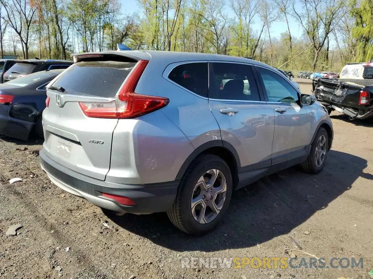 3 Photograph of a damaged car 7FARW2H59KE037008 HONDA CRV 2019
