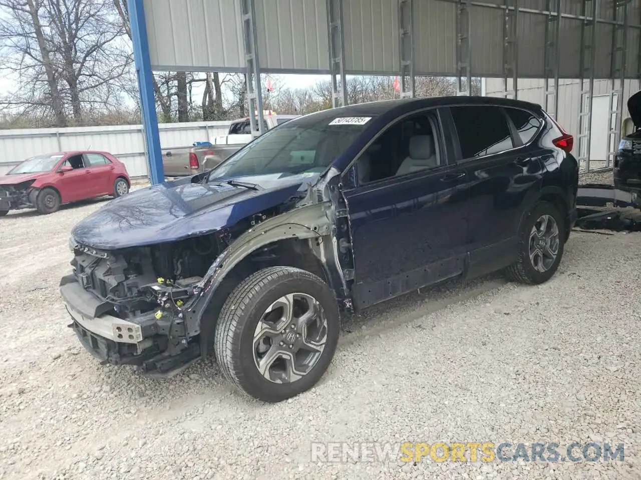 1 Photograph of a damaged car 7FARW2H5XKE021450 HONDA CRV 2019