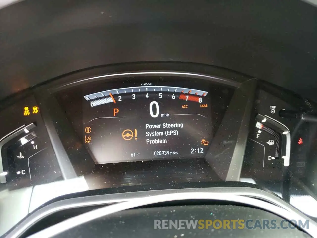 9 Photograph of a damaged car 7FARW2H5XKE046283 HONDA CRV 2019