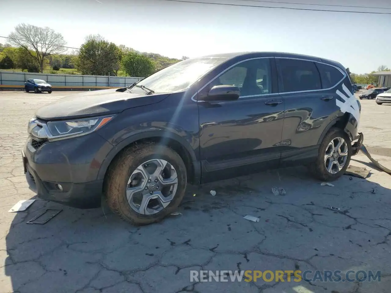1 Photograph of a damaged car 7FARW2H83KE058978 HONDA CRV 2019