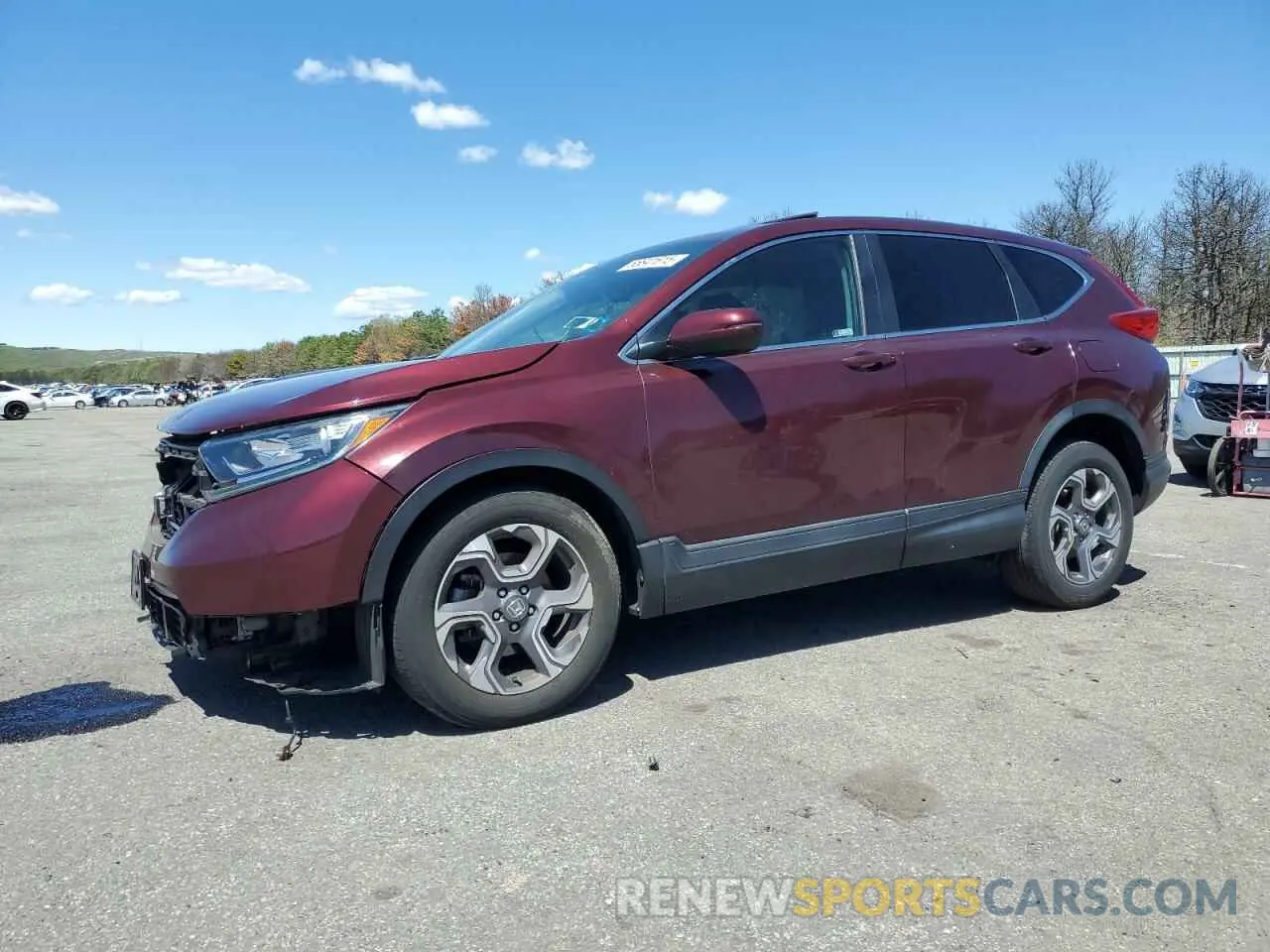 1 Photograph of a damaged car 7FARW2H84KE018635 HONDA CRV 2019