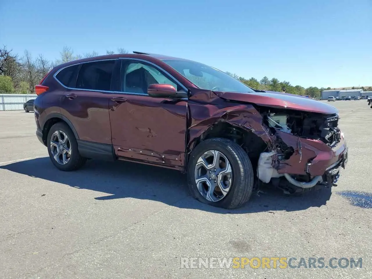 4 Photograph of a damaged car 7FARW2H84KE018635 HONDA CRV 2019