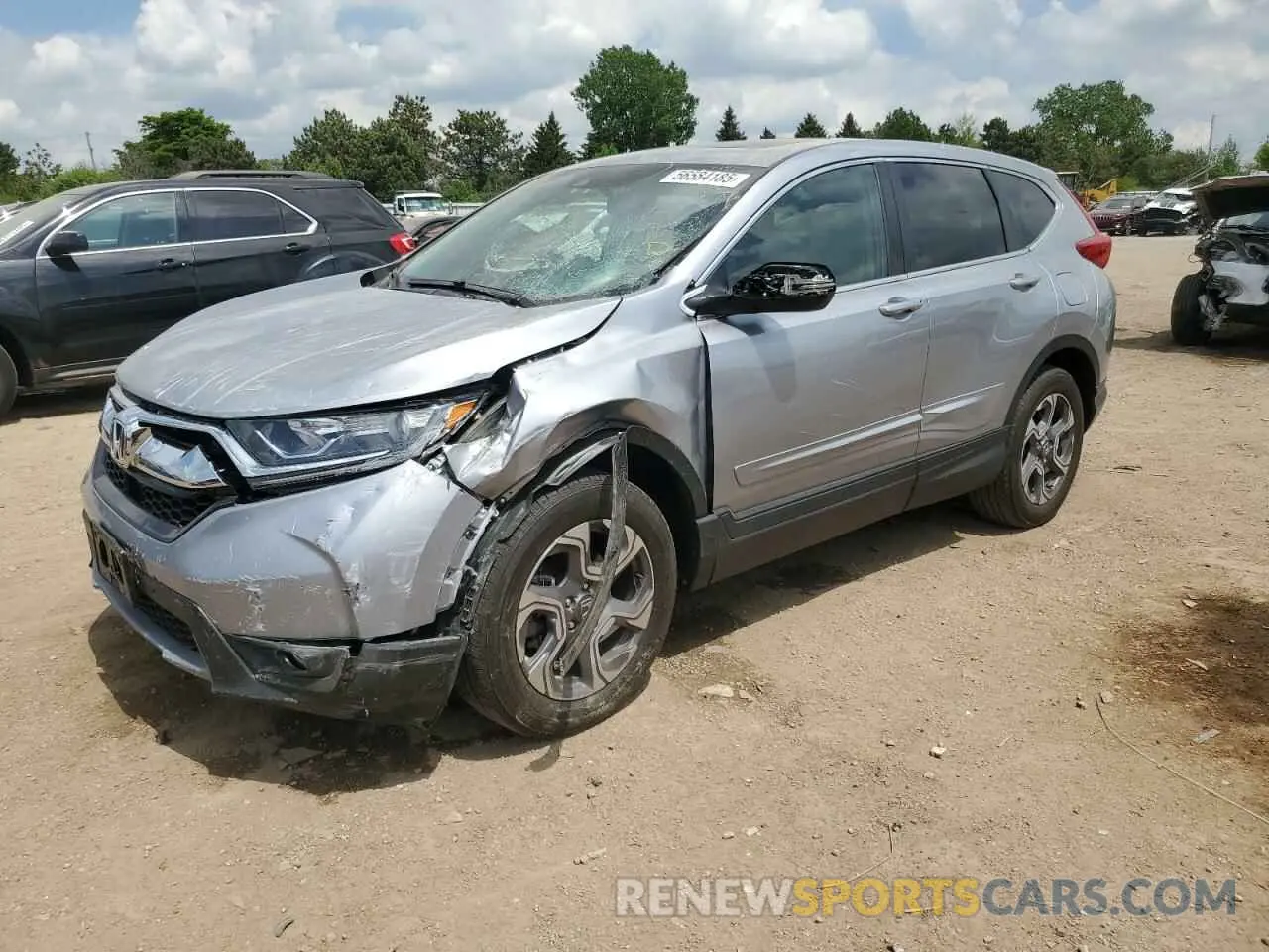 1 Photograph of a damaged car 7FARW2H85KE030101 HONDA CRV 2019